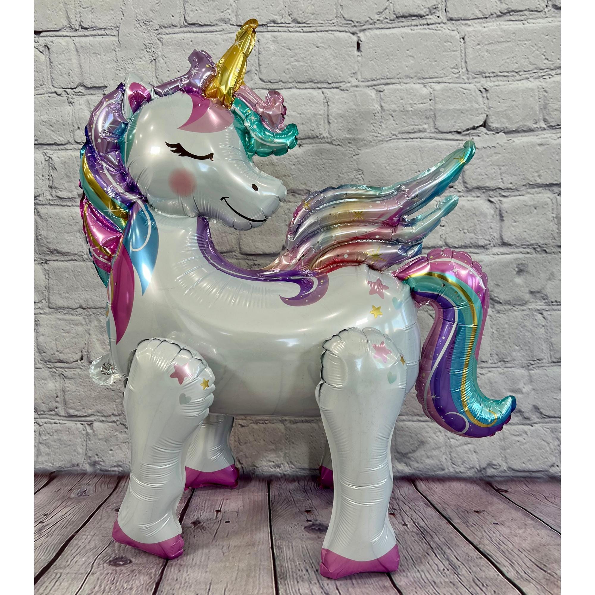 Unicorn Standing Balloon – Jumbo Foil Party Decor
