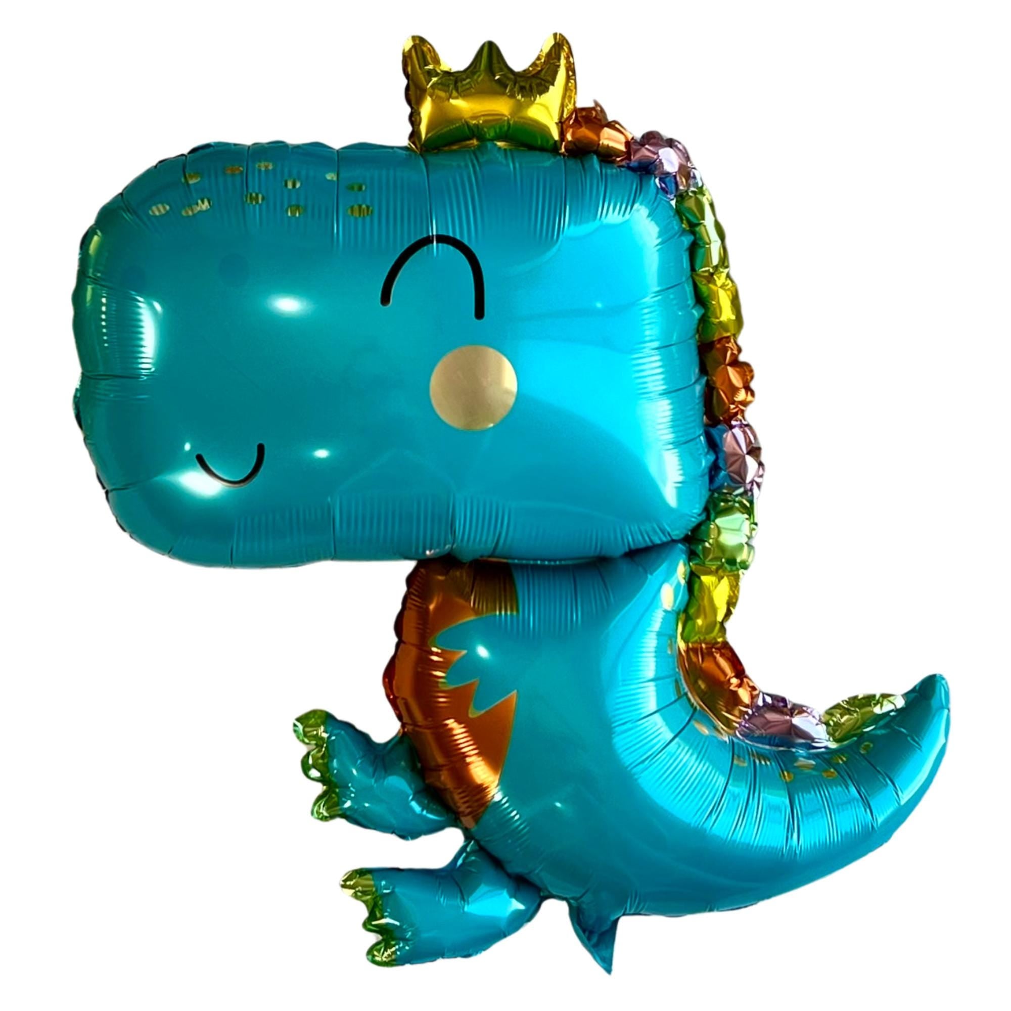 Blue Baby Dinosaur Balloon Set – Jumbo Foil Party Decor (5-Piece Set)