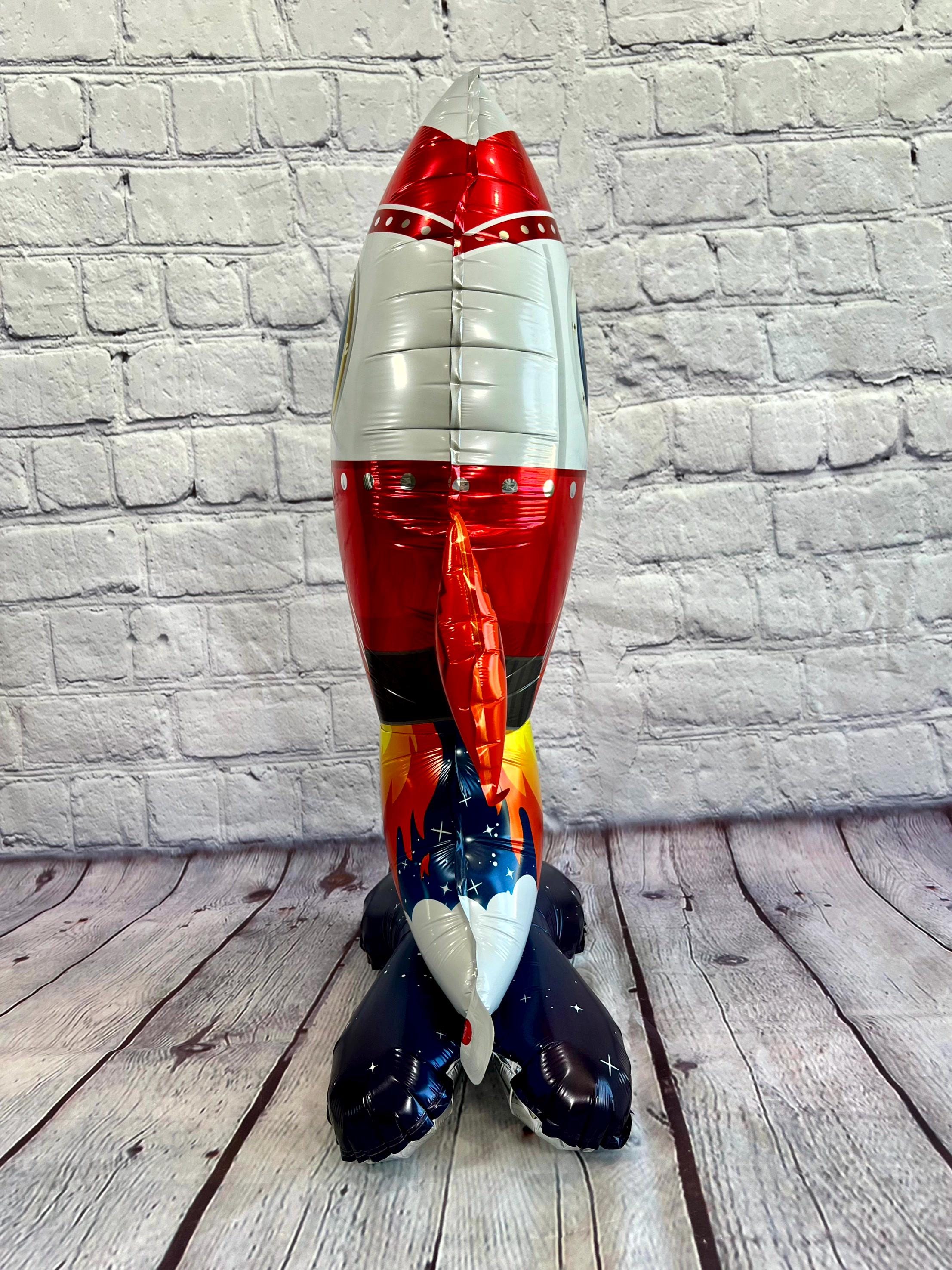 Rocket Ship Balloon Set – Outer Space Party Decor (5-Piece Set)