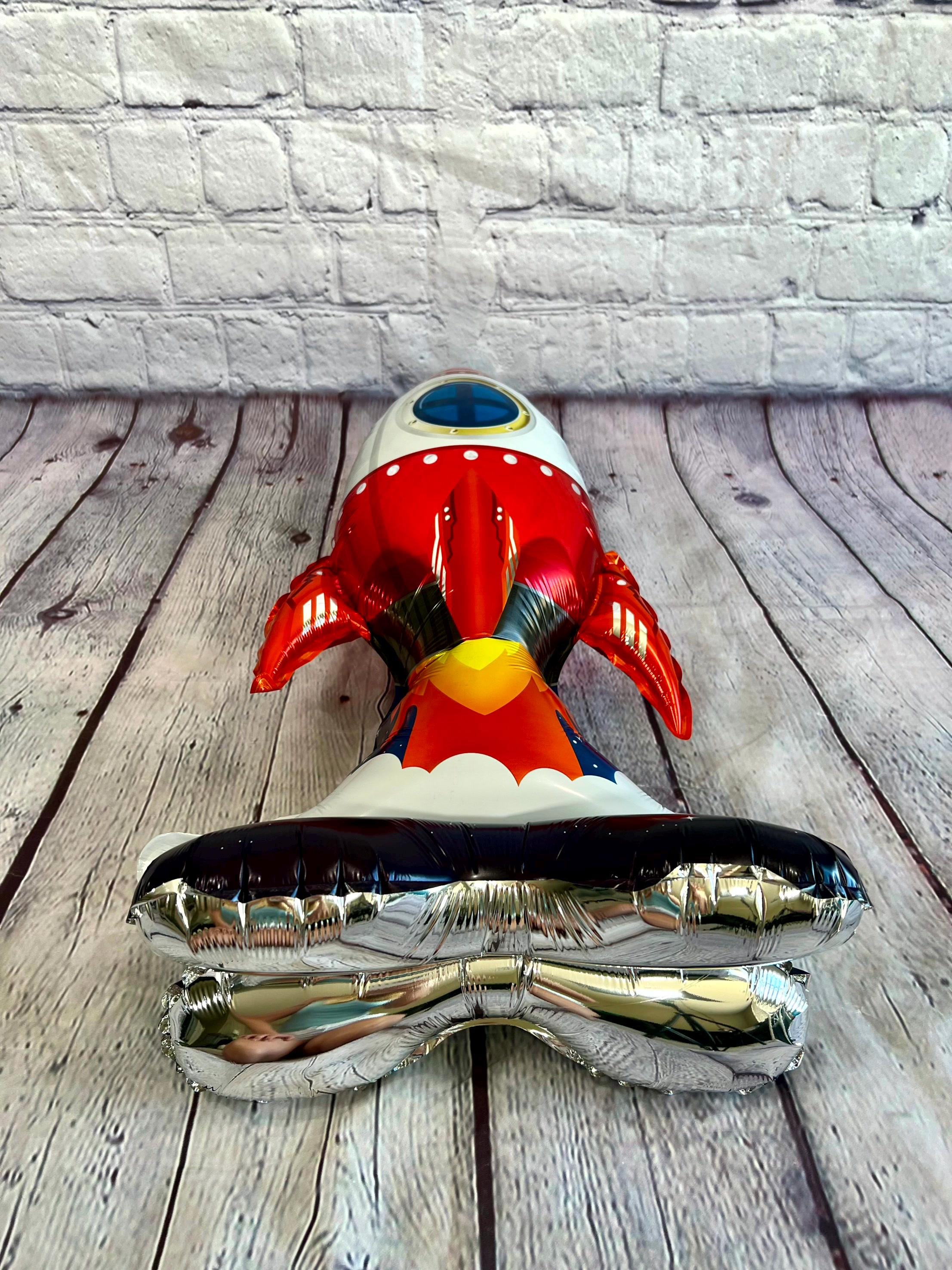 Rocket Ship Balloon Set – Outer Space Party Decor (5-Piece Set)