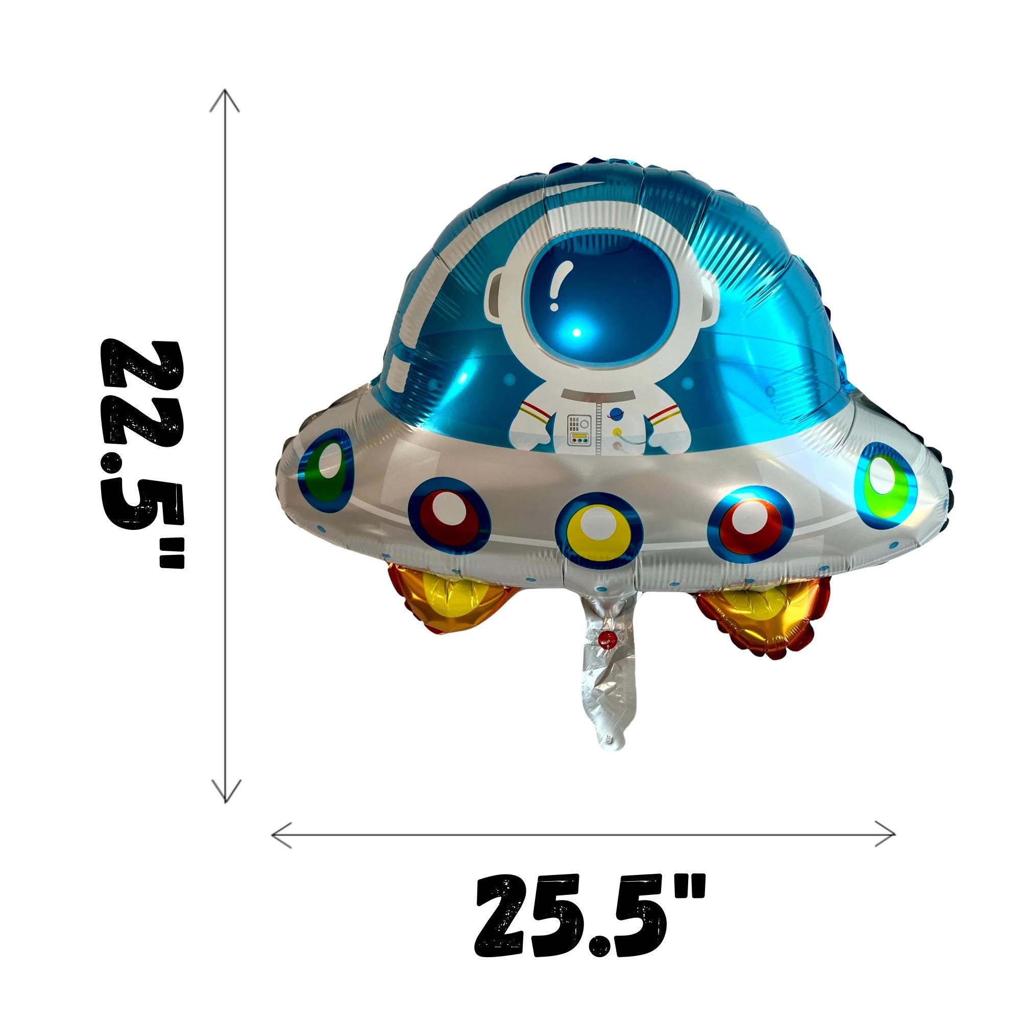 Spaceship & Astronaut Balloon Set – Outer Space Party Decor (5-Piece Set)