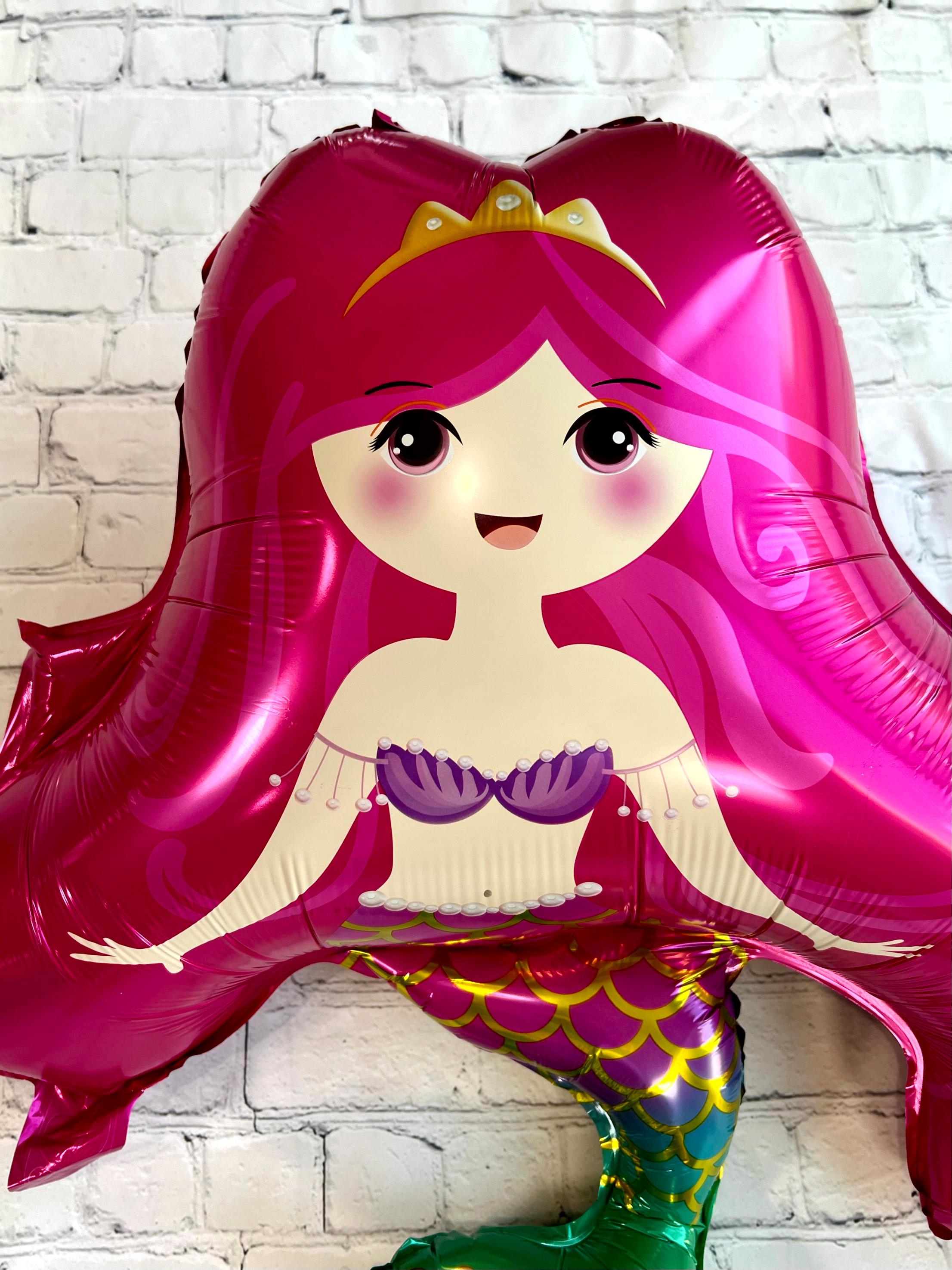 Mermaid Seashell Balloon Set – Party Decor (5-Piece Set)