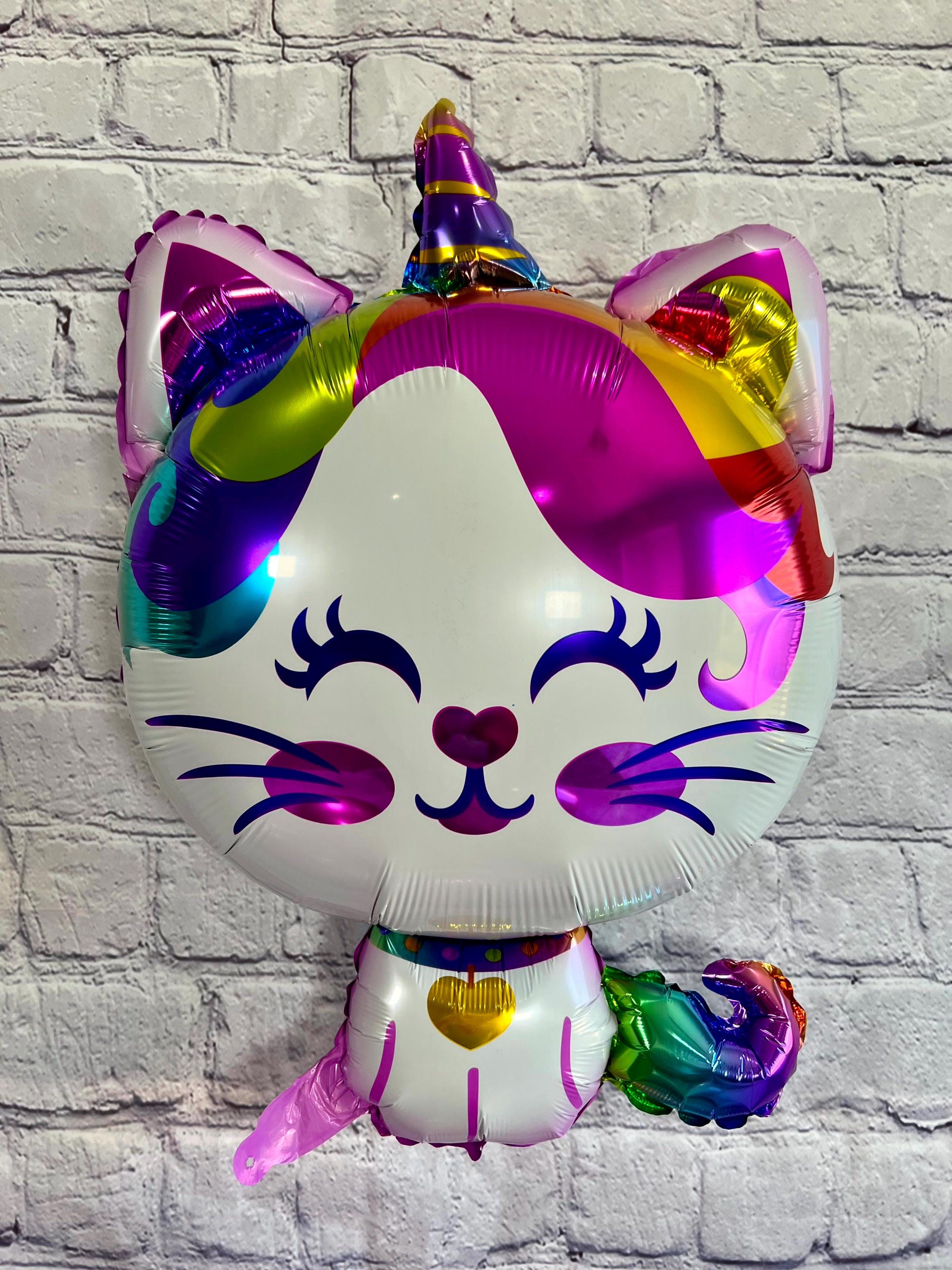 Caticorn Balloon Set – Unicorn Kitty Party Decor (5-Piece Set)