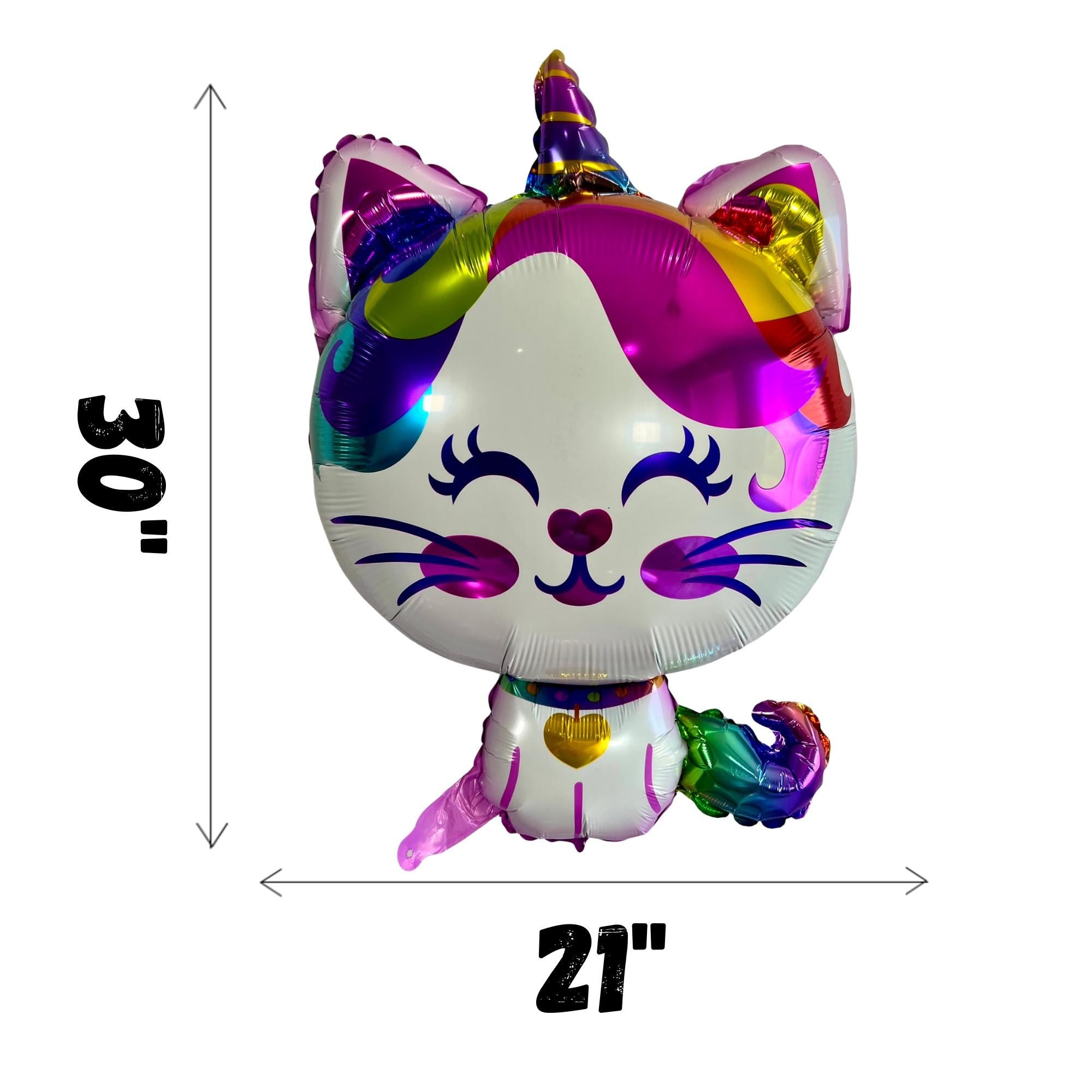 Caticorn Balloon Set – Unicorn Kitty Party Decor (5-Piece Set)