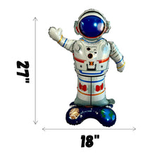 Load image into Gallery viewer, Astronaut Jumbo Balloon Birthday Outer Space Stars 5 PC Set | Party Supplies Balloons &amp; Decorations for Celebrations Events | Gifts for Kids
