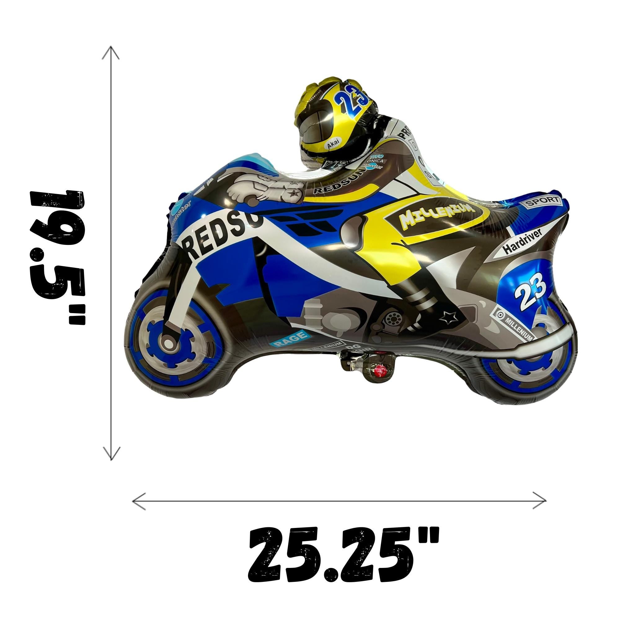 Motorcycle & Dirt Bike Balloon Set – Tire Party Decor (5-Piece Set)