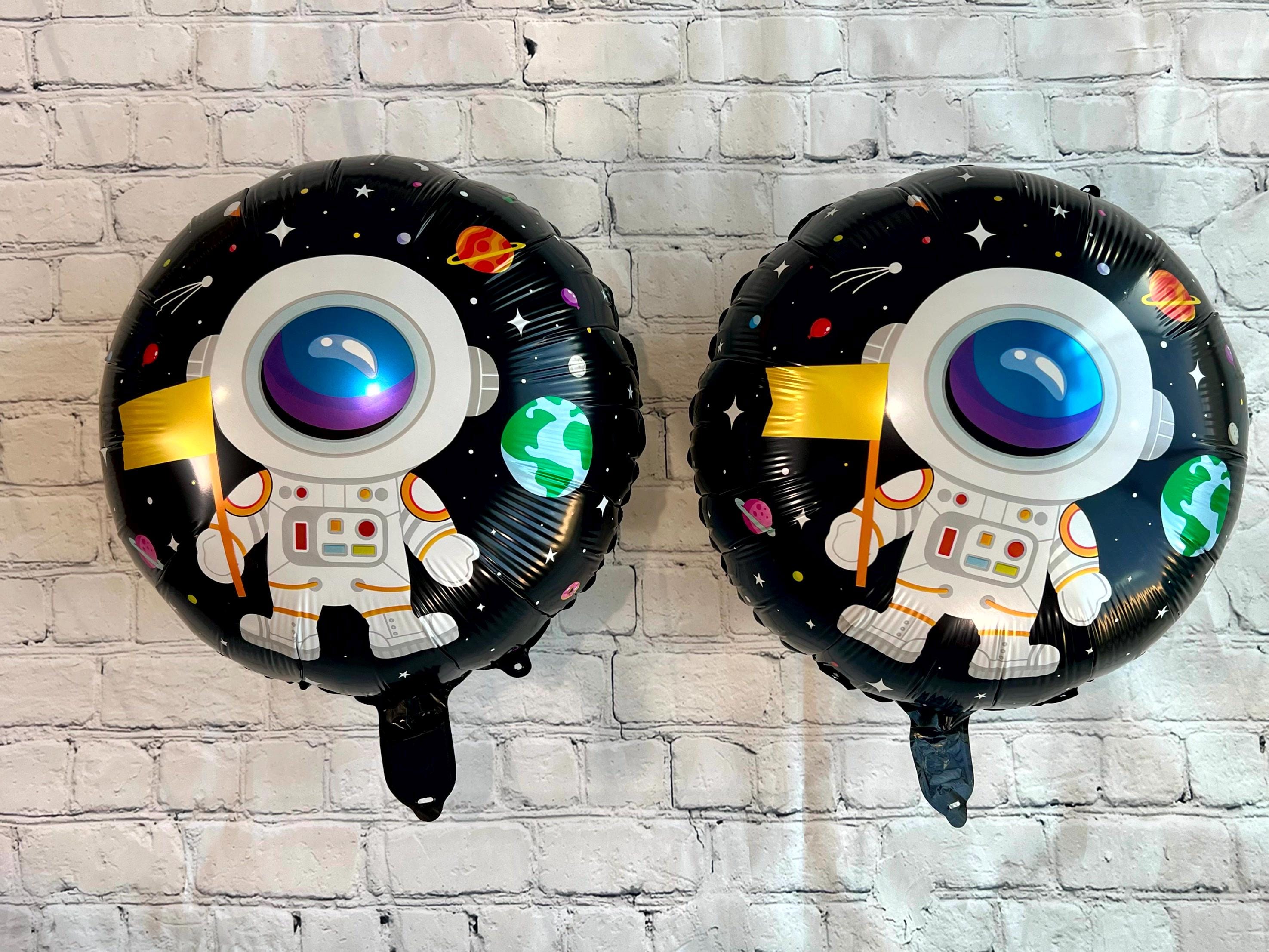 Spaceship & Astronaut Balloon Set – Outer Space Party Decor (5-Piece Set)