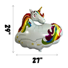 Load image into Gallery viewer, Unicorn Foil Balloons 5PC Set | Birthday Party Decorations &amp; Party Supplies | Kids Birthday Gifts Baby Shower Gender Reveal Celebrations
