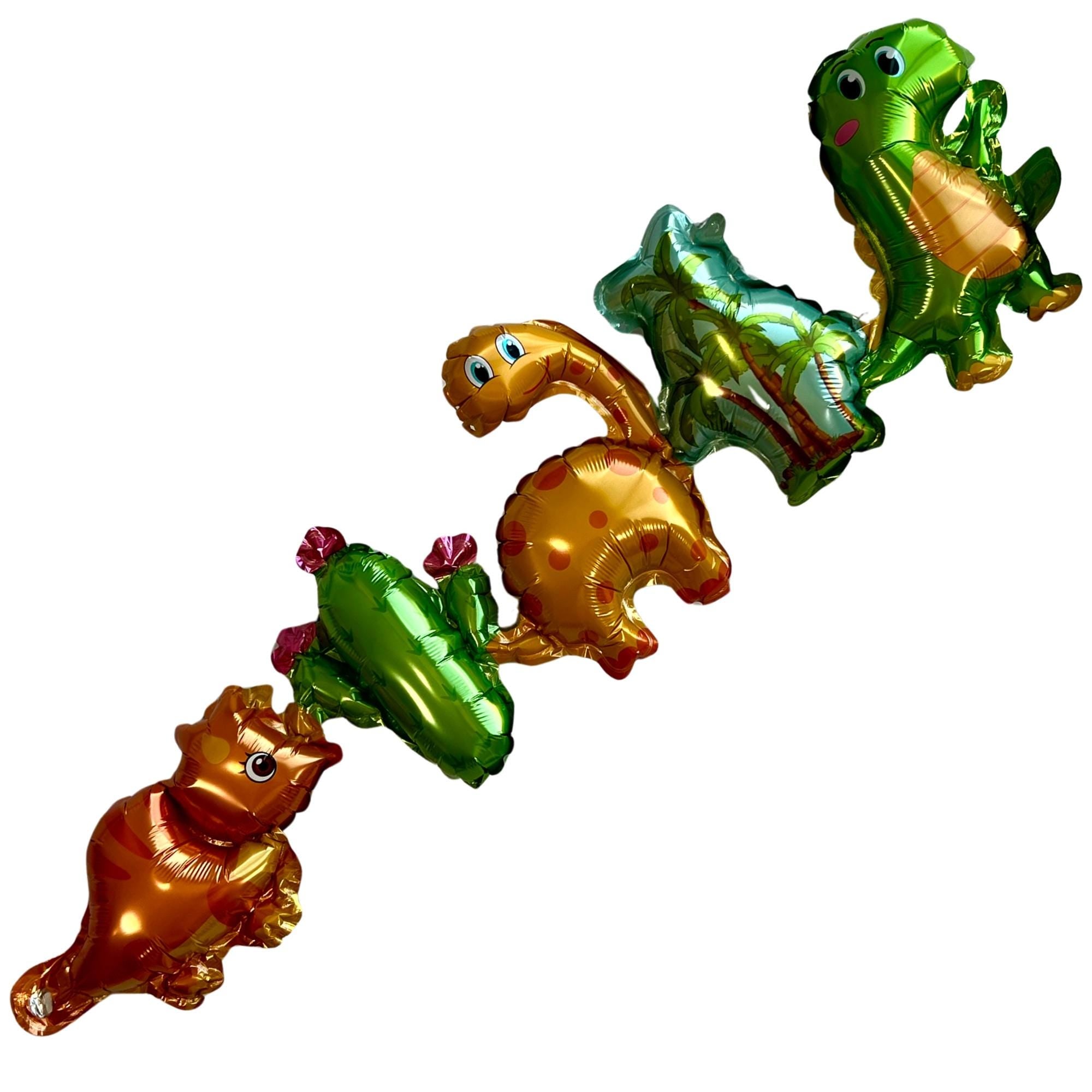 Dinosaur Balloon Garland – Foil Party Decor (2-Piece Set)