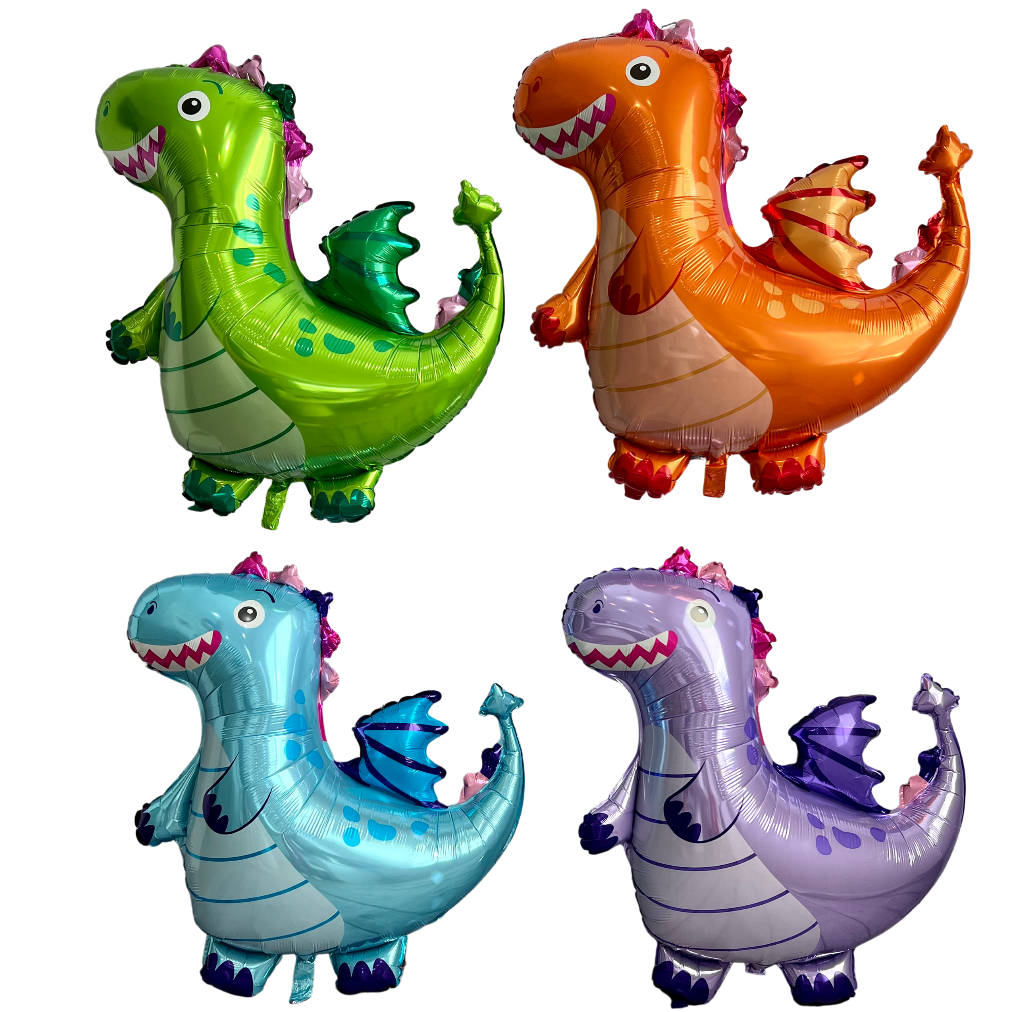 Dragon Balloon Set – Jumbo Foil Party Decor (4-Piece Set)