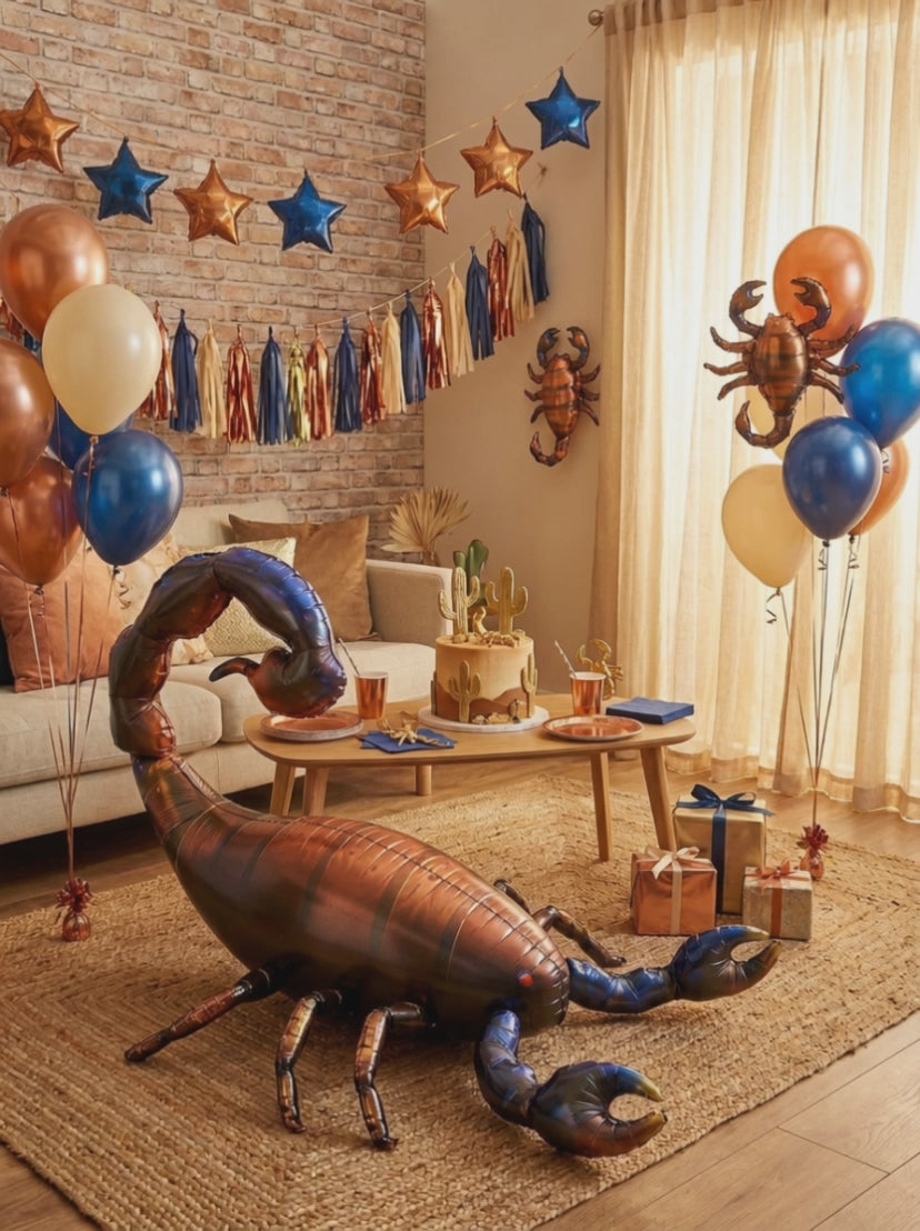 Giant 4D Scorpion Balloon – Party Decor for Science & Bug Themes