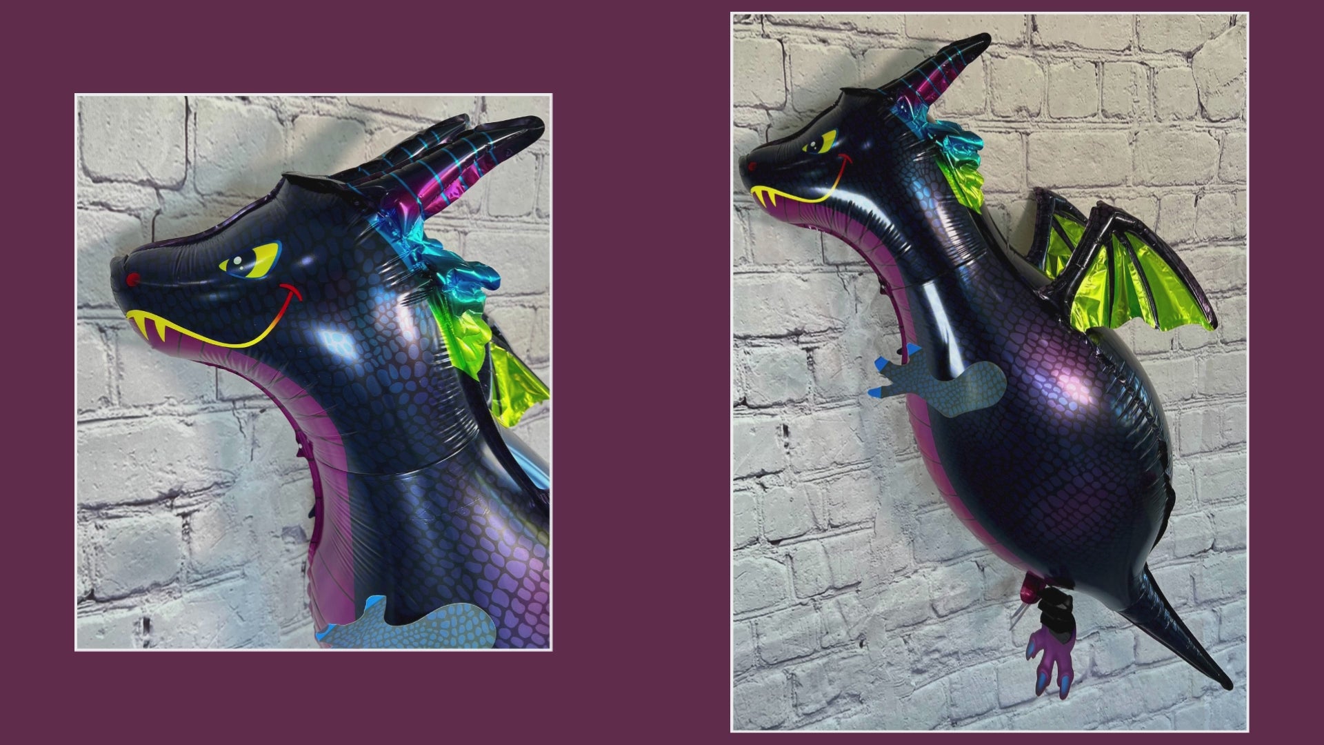 Dragon Walking Balloon – Jumbo Foil Birthday Party Decor