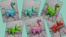 Load and play video in Gallery viewer, Dinosaur Balloon Set of 6 JUMBO Mylar Walking Foil Balloons | Party Decorations and Supplies | Birthday Baby Shower Gender Reveal
