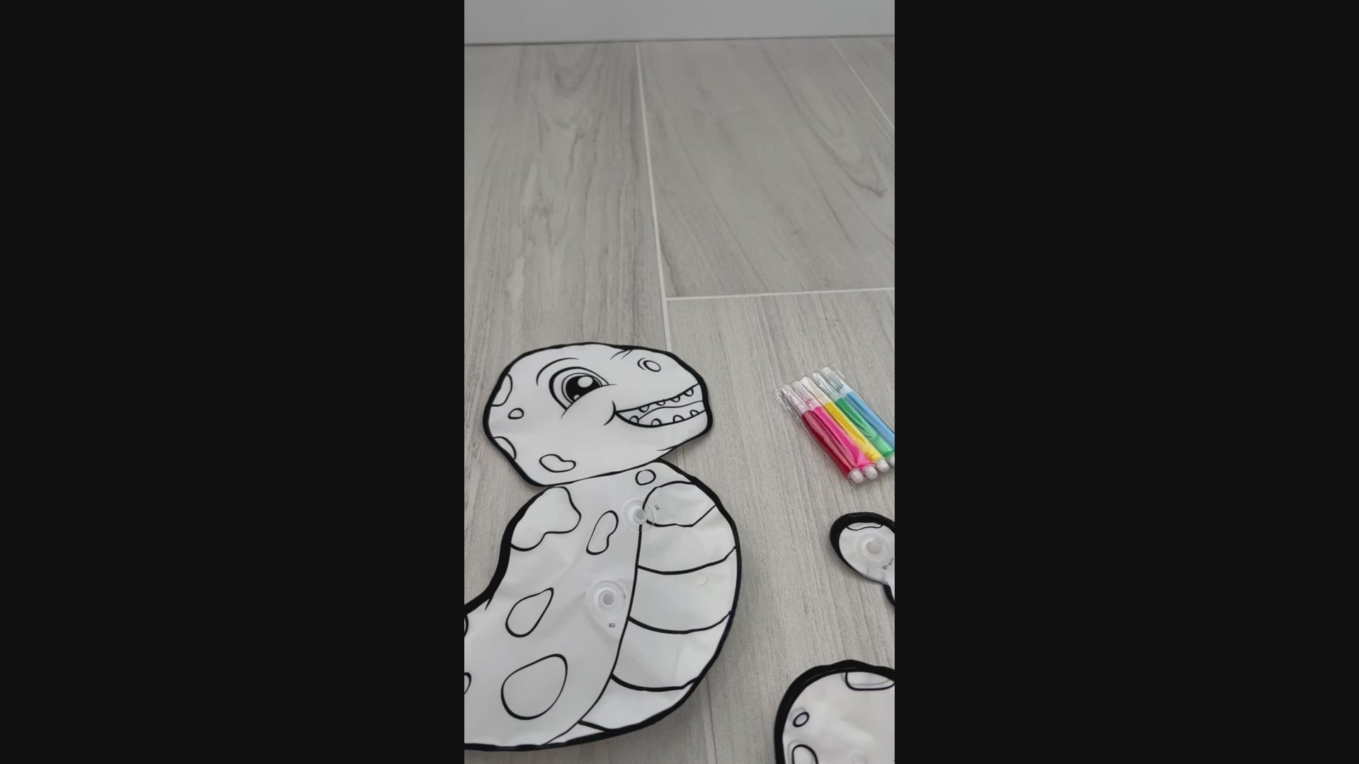 Dinosaur Birthday Craft Coloring Set – Kids Party Activity & Favor