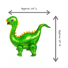 Load image into Gallery viewer, Dinosaur Balloon JUMBO Mylar Walking Foil Balloons - Green
