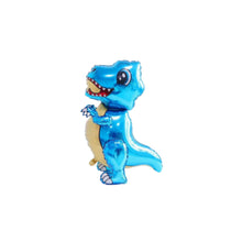 Load image into Gallery viewer, Dinosaur Balloon JUMBO Mylar Walking Foil Balloons - Blue T-Rex
