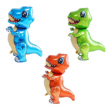 Load image into Gallery viewer, Dinosaur Balloon Set of 6 JUMBO Mylar Walking Foil Balloons T-Rex
