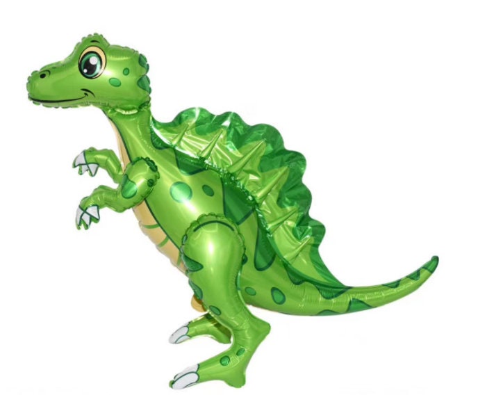 Walking Dinosaur Balloon Set – Jumbo Foil Party Decor (6-Piece Set)
