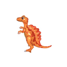 Load image into Gallery viewer, Dinosaur Balloon JUMBO Mylar Walking Foil Balloons - ORANGE Spinosaurus
