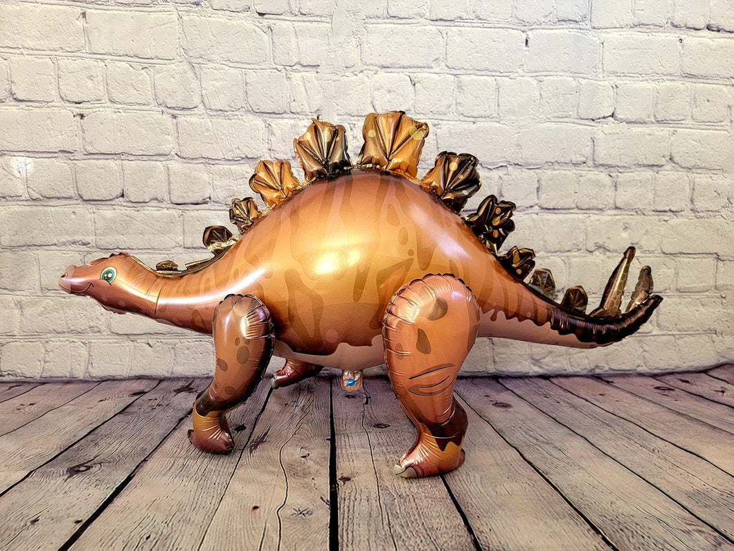 Dinosaur Balloon JUMBO Mylar Walking Foil Balloons - LIGHT BROWN