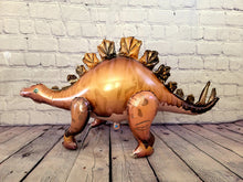 Load image into Gallery viewer, Dinosaur Balloon JUMBO Mylar Foil Balloons and Gold Number Party Set
