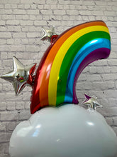 Load image into Gallery viewer, Rainbow Balloon JUMBO Mylar Foil Balloons Airloonz Airfill Foil Balloon
